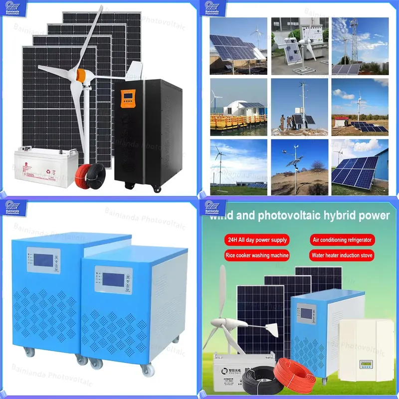 Renewable Energy Kit - System hybrydowy generatora wiatrowo-słonecznego 3KW 5KW