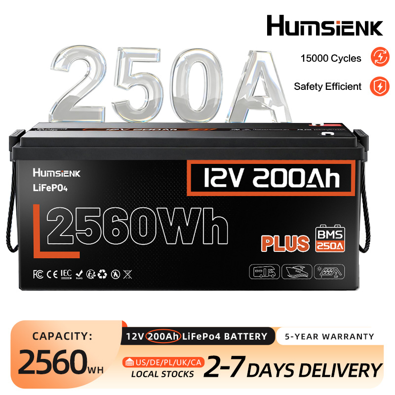 Renewable Energy Source - Akumulator LiFePO4 Humsienk 12V 200Ah, wbudowany