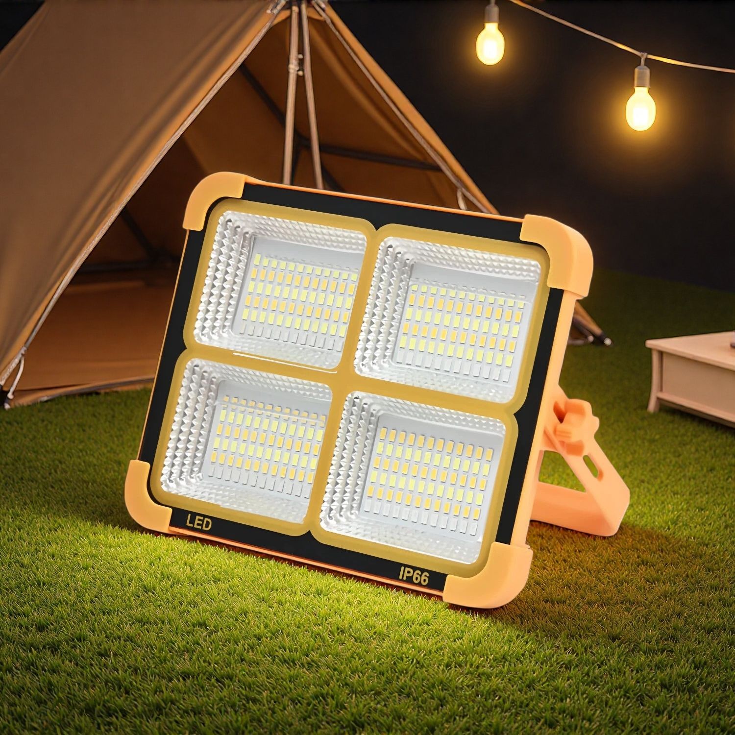 Renewable Energy Source - Solarna lampa kempingowa z powerbankiem, wodoodporna