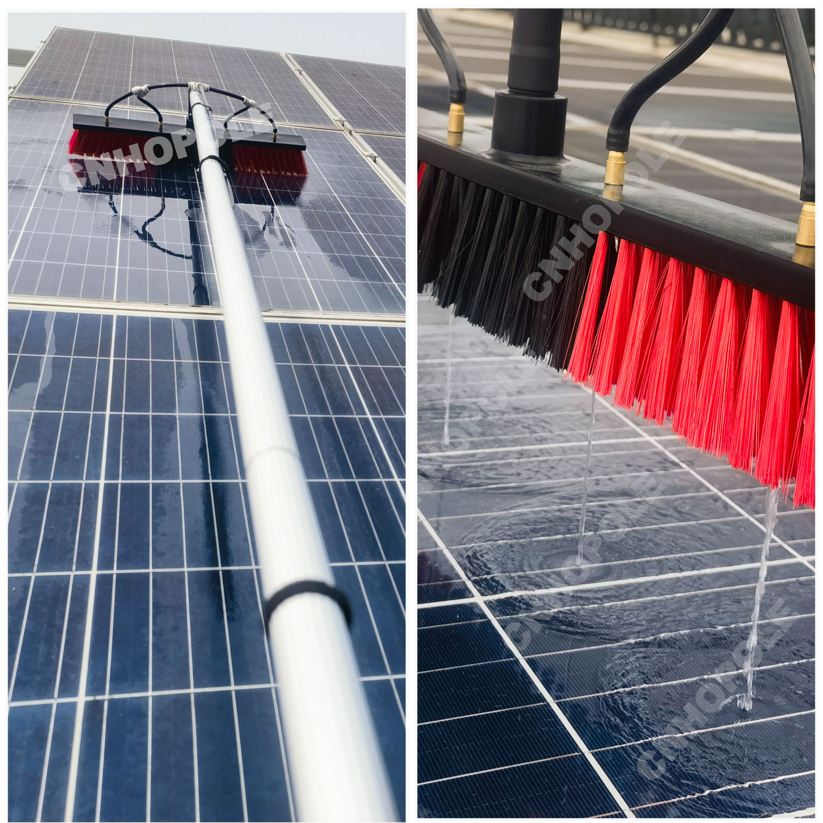 Renewable Energy Kit - Zestaw do czyszczenia paneli słonecznych: drążek