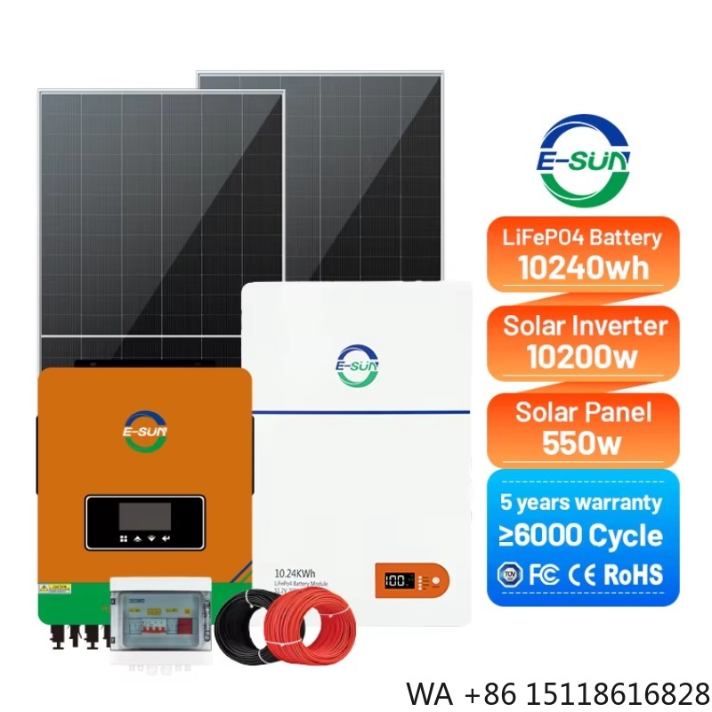 Off Grid Solar Kit - Hybrydowy system solarny 10,2 kW, zestaw