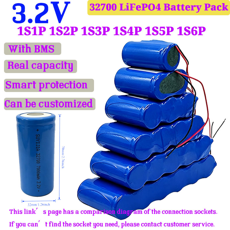 Renewable Energy Source - Akumulator LiFePO4 32700 + BMS 1S1P