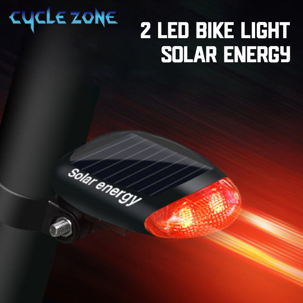 Renewable Energy Source - 2 LED Red Bike oświetlenie solarne