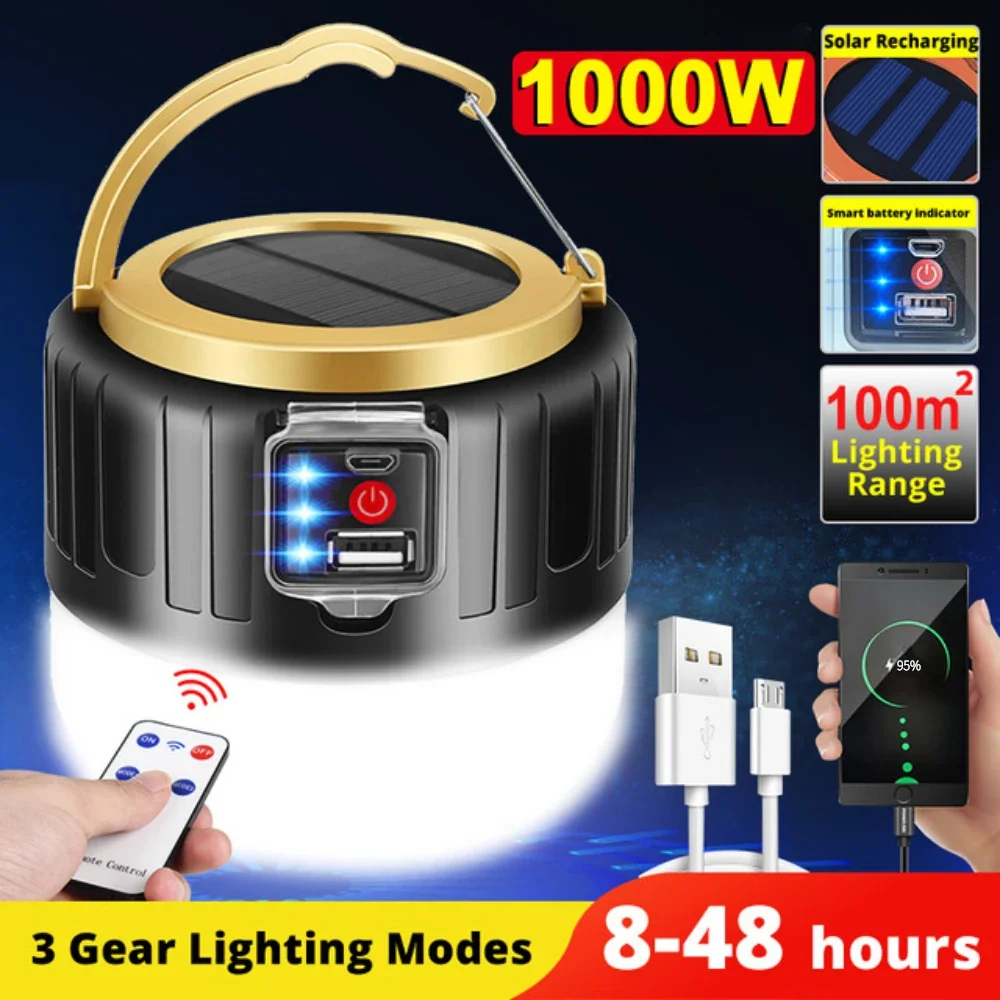 Solarna lampa kempingowa LED W – Renewable Energy Source recenzja i cena