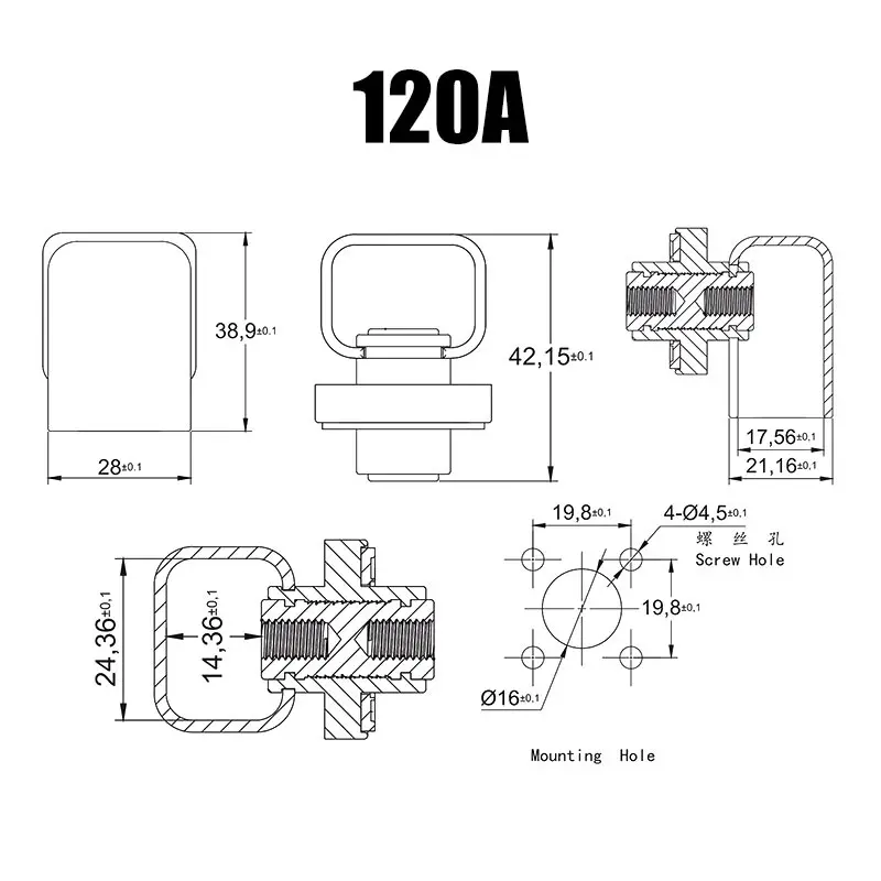 300A 200A 120A całkowicie mied – Cable Gland Waterproof recenzja i cena
