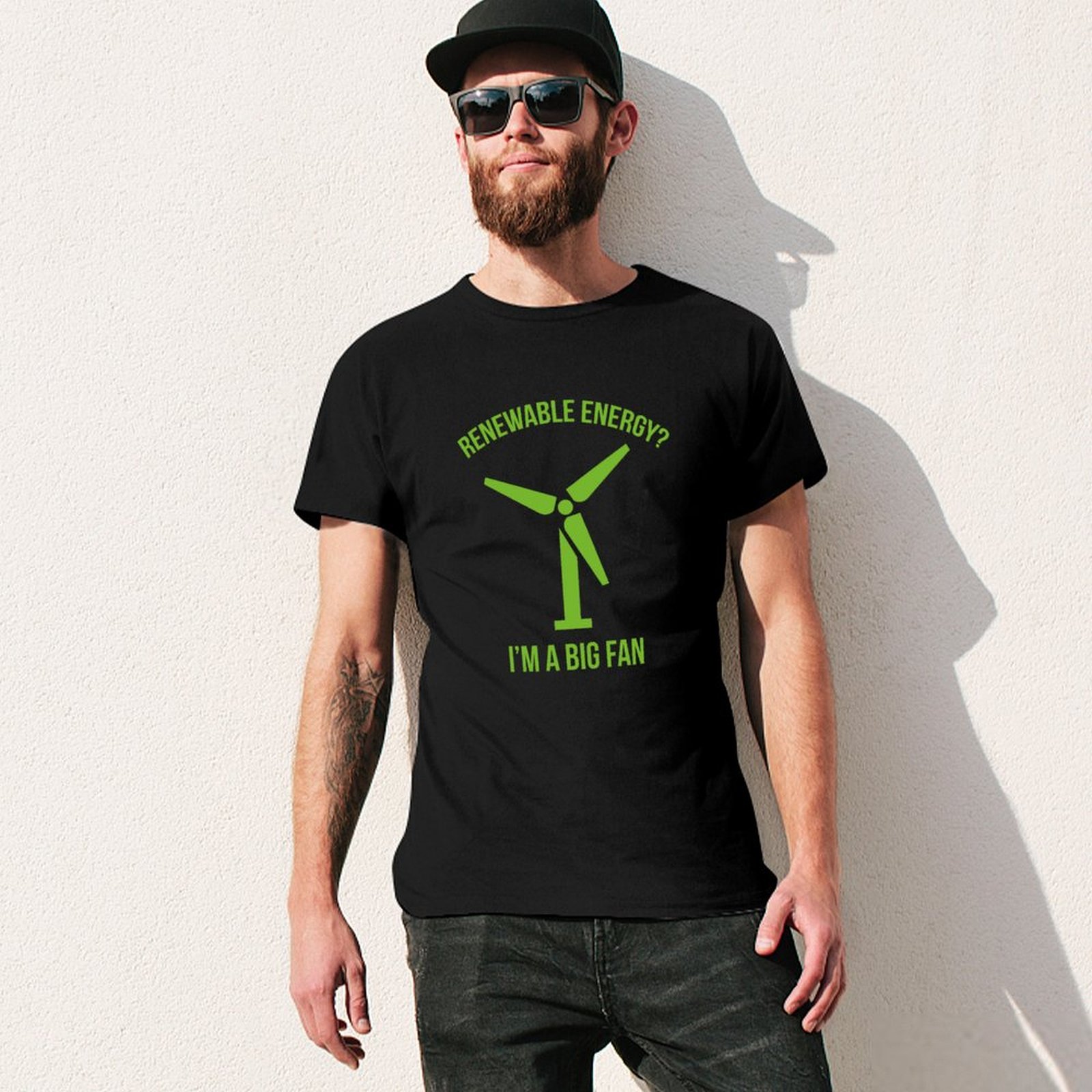 Koszulka z motywem energii odn – Renewable Energy In China recenzja i cena