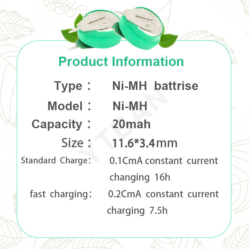 2-50 szt. 1.2V 20mAh Akumulato – Renewable Energy Source recenzja i cena