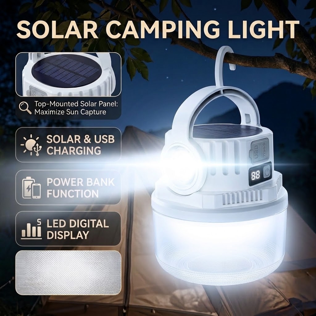 Solarna lampa kempingowa z pod – Renewable Energy Source recenzja i cena